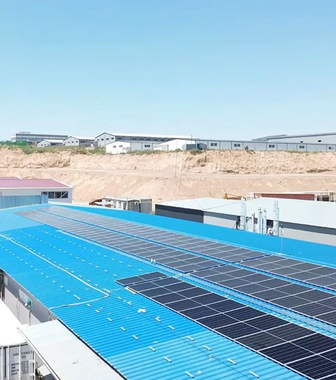 哈萨克斯坦 - 500 kwp 梯形屋顶